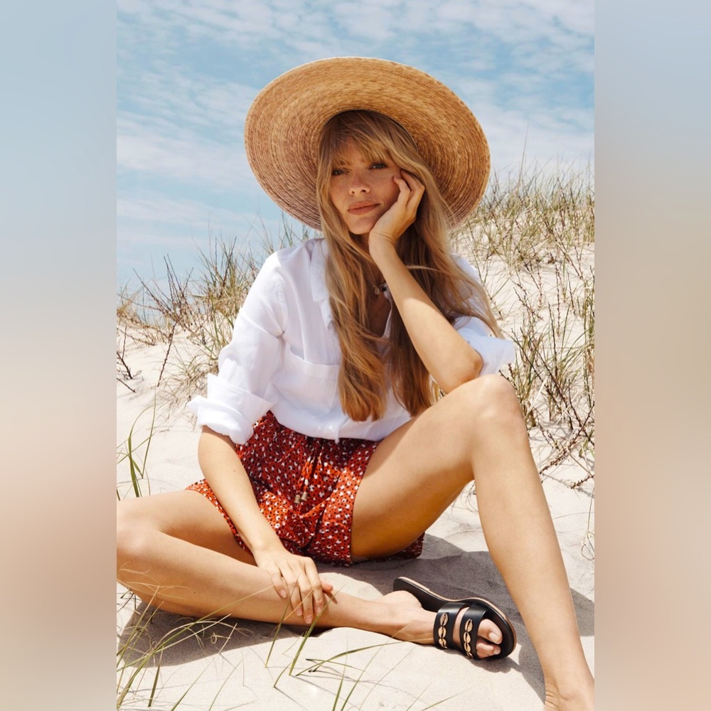 Malmo Belted Beach Shorts by The Odells